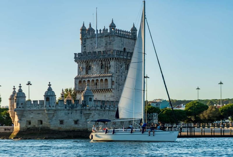 Lisbon: Sailing Boat Tour with Drinks & Pastel de Nata - From BLUE SKIPPER to Commerce Square