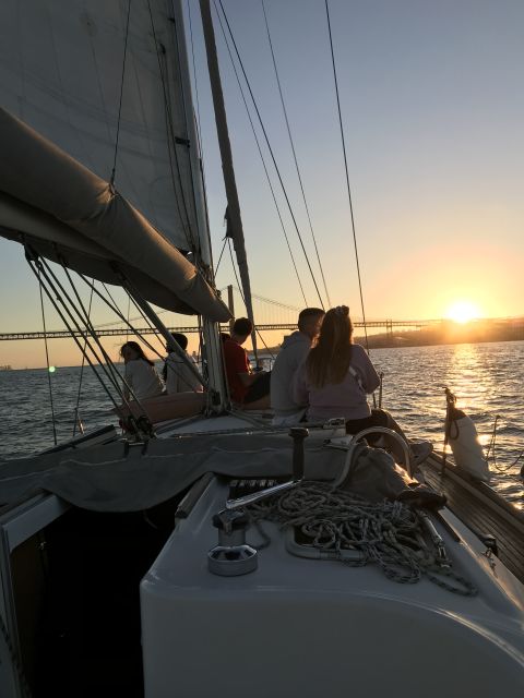 Lisbon Sunset Sailing – Small Group (max 10) Wine & History - Sunset, Wine, and the Small-Group Mood
