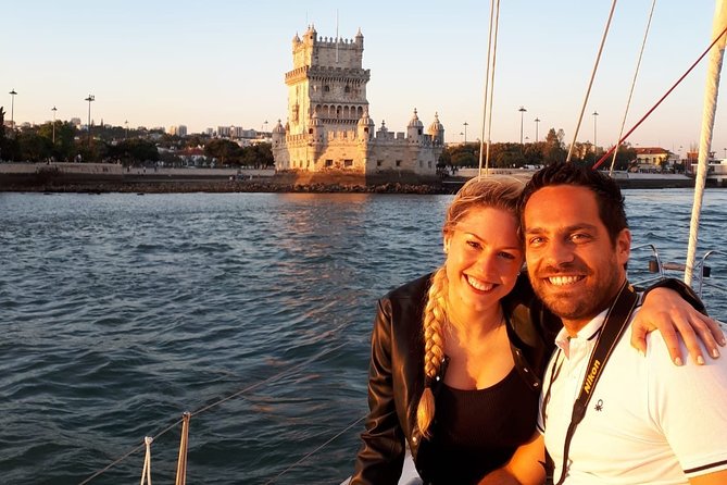 Lisbon: Sunset Sailing with Portuguese Wine and History - Starting under the 25 de Abril Bridge