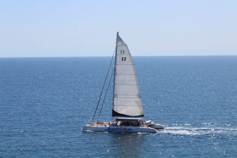 Lloret de Mar: Sunset Catamaran Cruise with DJ and Drinks - Practical details before you go