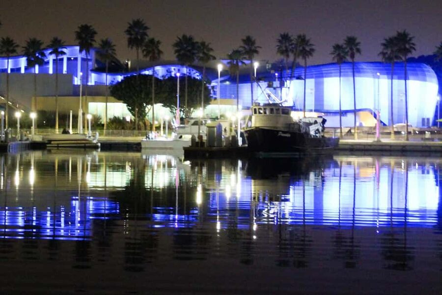 Long Beach: Private Night Yacht Cruise With City Lights - Long Beach waterfront views after dark