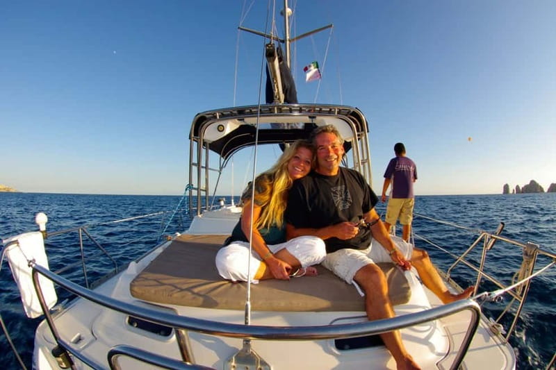 Los Cabos: Shared Sunset Sailing Cruise - When the sails rise, the mood changes
