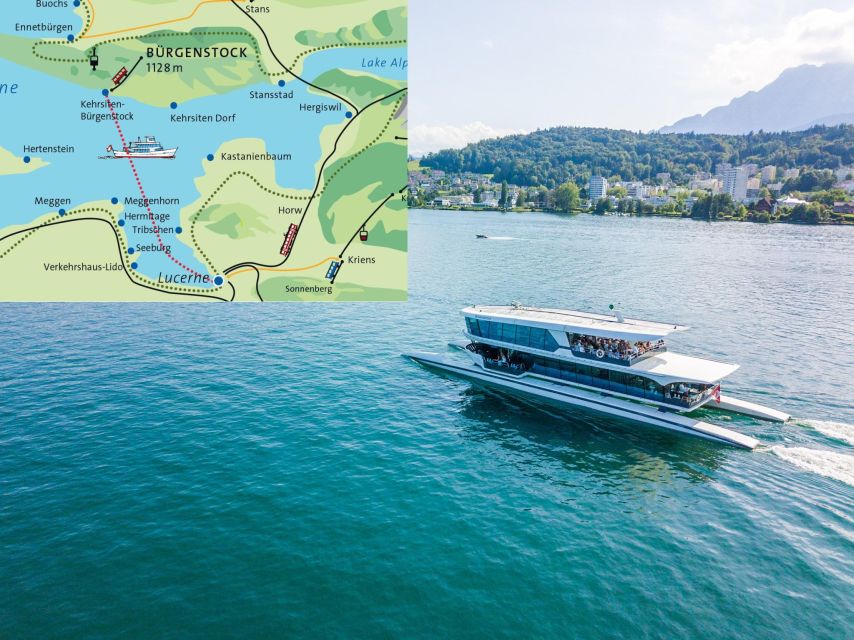 Lucerne: Round-Trip Catamaran Cruise on Lake Lucerne - The first minutes on Lake Lucerne