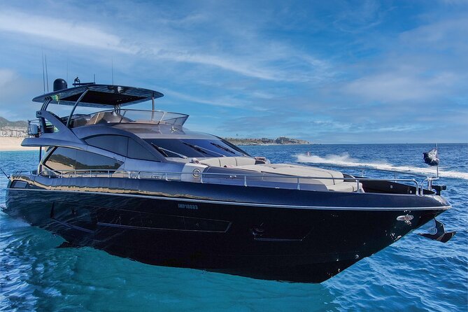 Luxury Black Yacht in Cabo - A fast, private look at Cabo’s coast