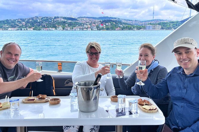 Luxury Bosphorus Yacht Tour – Asian Side Stop & Exploration - Maiden’s Tower and the return toward the Golden Horn