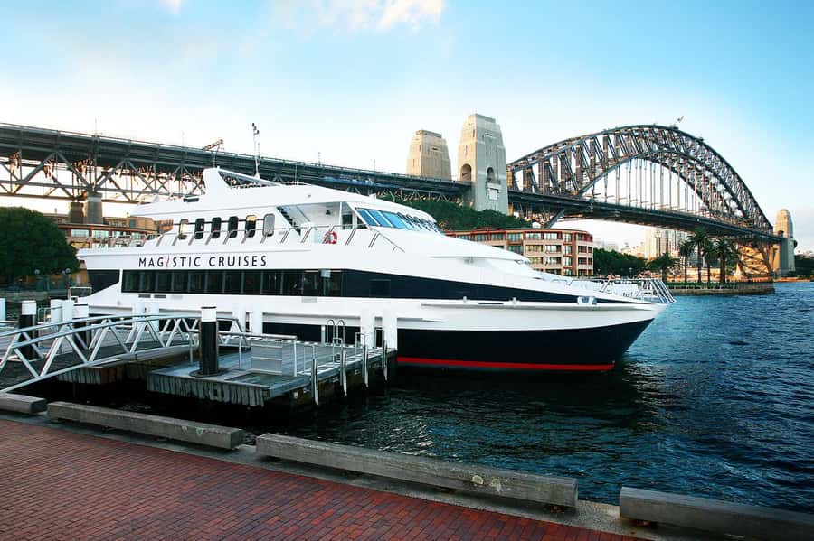 Luxury Catamaran Lunch Cruise with Deluxe Buffet - From Circular Quay to Fort Denison
