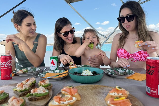Luxury Catamaran Morning Semi-Private & Greek Gastronomy Athens - What is included, and what is not