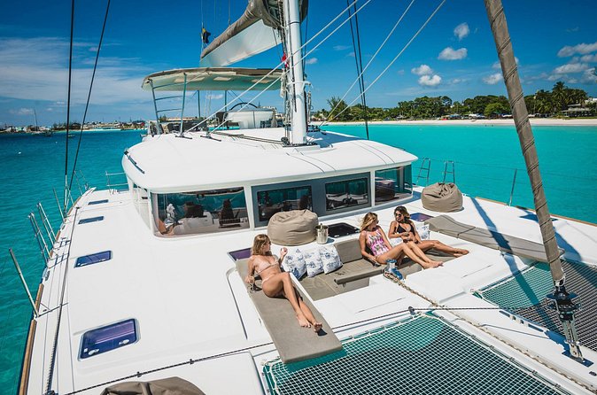 Luxury Catamaran, Snorkel and Dining Experience Barbados - The return sail is part of the reward