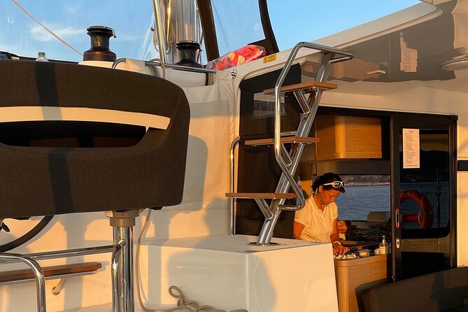 LUXURY Catamaran Sunset and Wine cruise - Wine, snacks, and the onboard mood