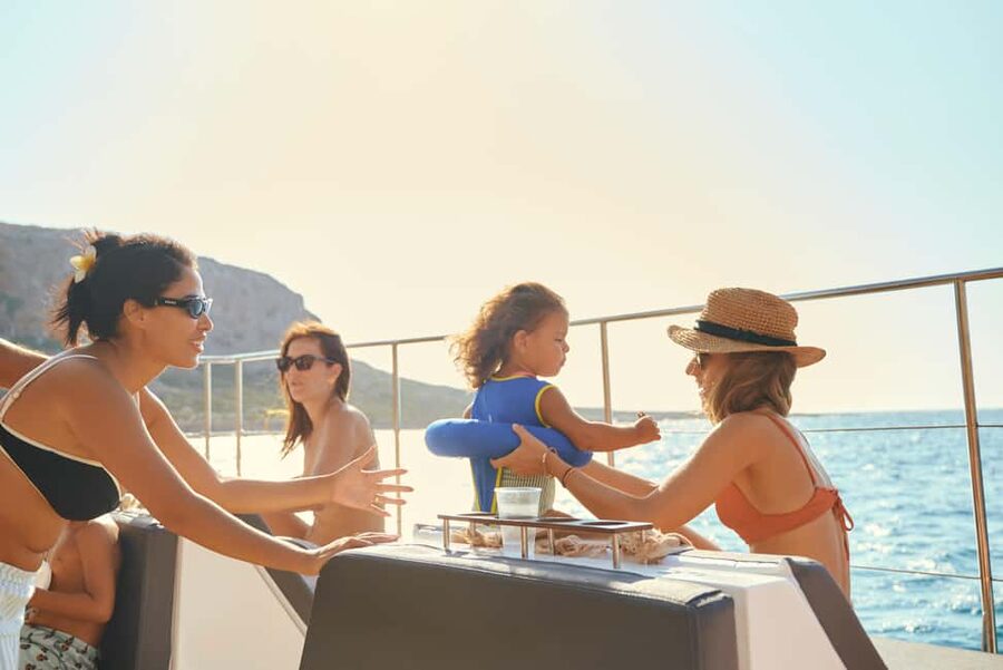 Luxury Catamaran to Balos: Sunset, Snacks, Drinks & Transfer - Cretan snacks and what is actually included