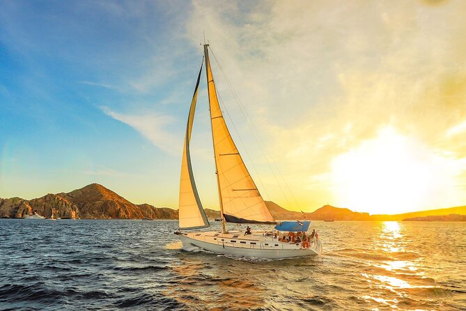 Luxury Sailboat Tour at Sunset in Los Cabos + Snacks + Premium Drinks - From the marina to the Arch of Cabo San Lucas