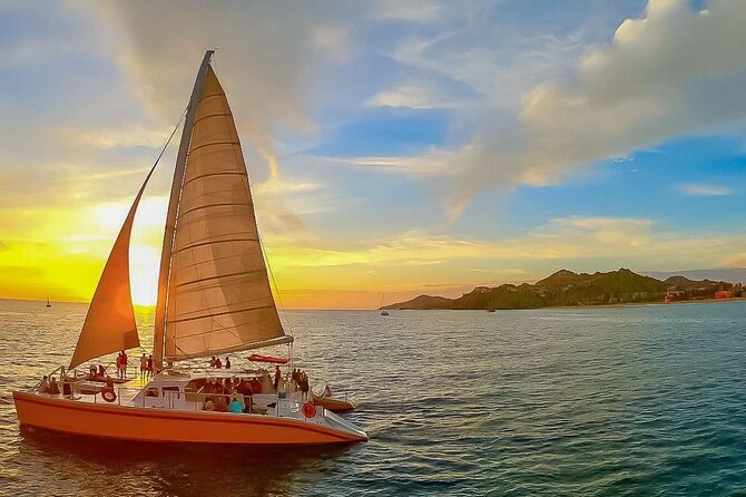 Luxury Sailboat Tour at Sunset in Los Cabos + Snacks + Premium Drinks - Pickup, meeting point, and timing