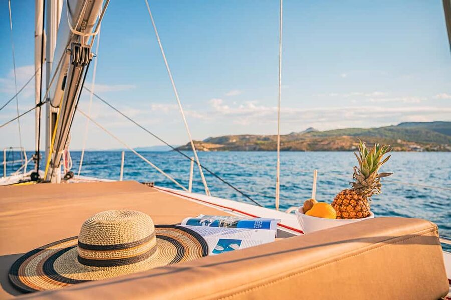 Luxury Sailing Cruise in Agios Nikolaos: Half-Day & Full-Day - Kolokytha Bay, the main water stop