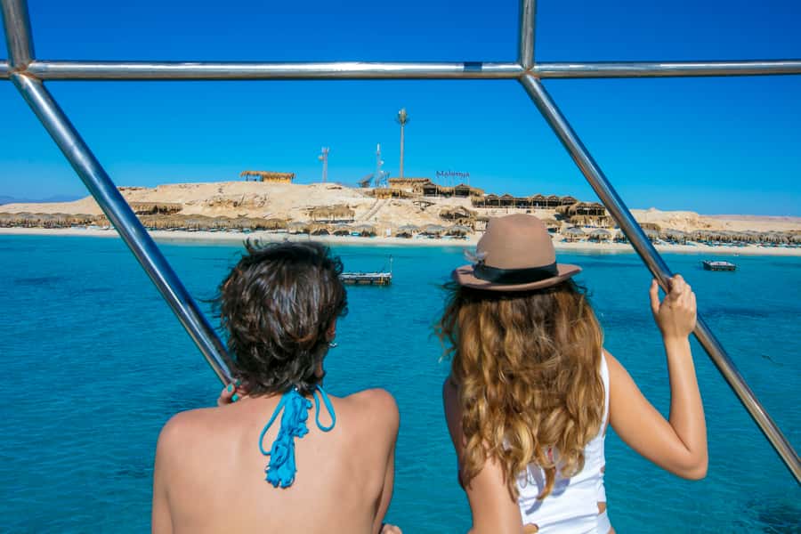 Mahmya Island: Red Sea Sailing Experience - Swimming in clear Red Sea water