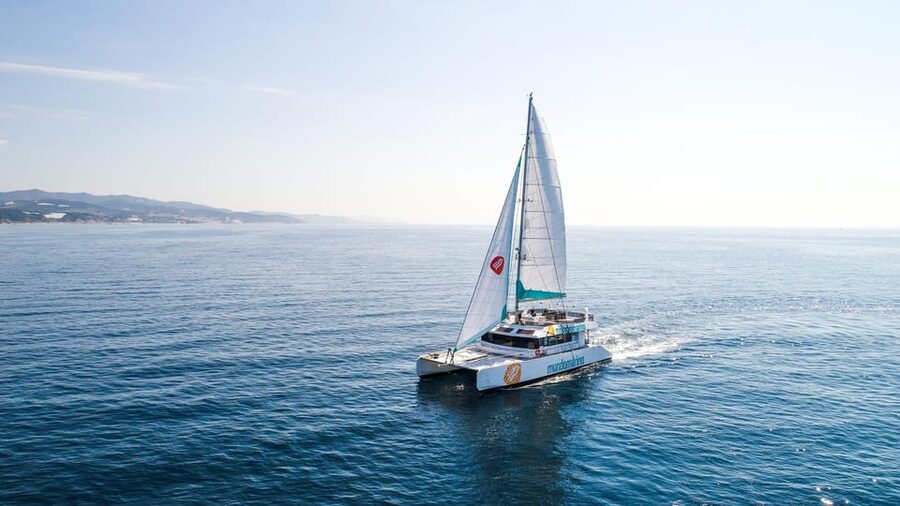 Malaga: Sailing Catamaran with Swimming and Paella Lunch - Setting Out From Malaga’s Port