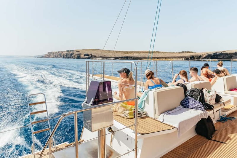 Malta: Blue Lagoon, Beaches & Bays Trip by Catamaran - Comfort, crew, and onboard details