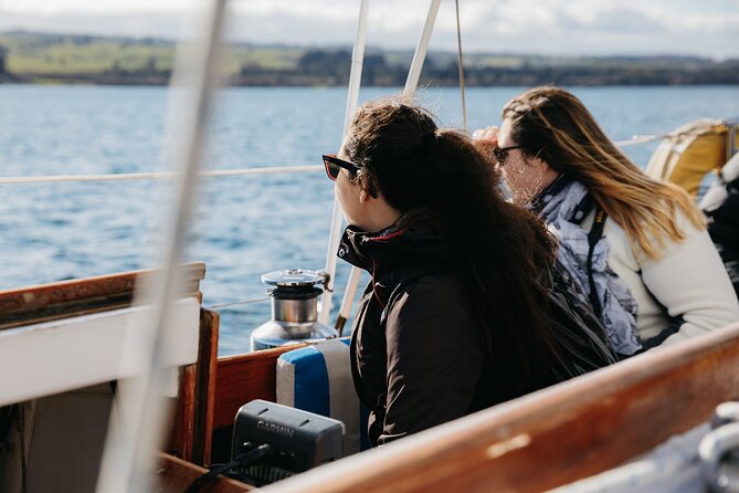 Maori Rock Carvings Eco Sailing Taupo - A quiet electric cruise across Lake Taupō