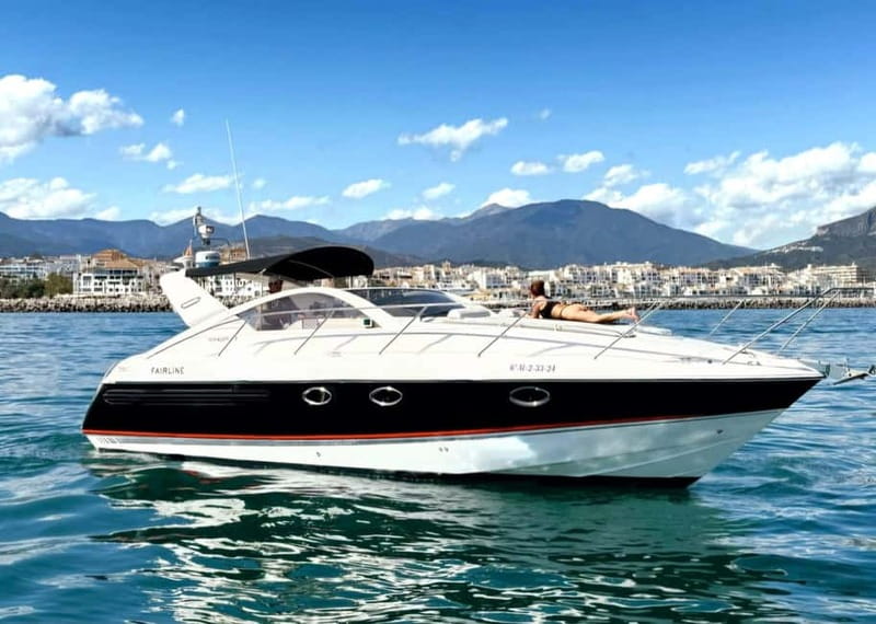 Marbella: 2-8 hour private luxury yacht cruise on a Targa37 or Targa48 - Key Points