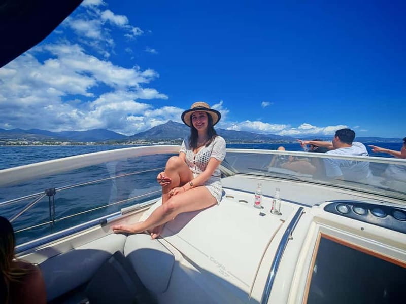 Marbella: 2-8 hour private luxury yacht cruise on a Targa37 or Targa48 - Captains Martin and Jose