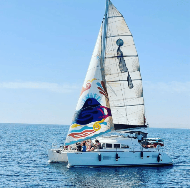 Marbella: Group Dolphin Watching Catamaran Tour with Snacks - Snacks, Drinks, and the Onboard Mood