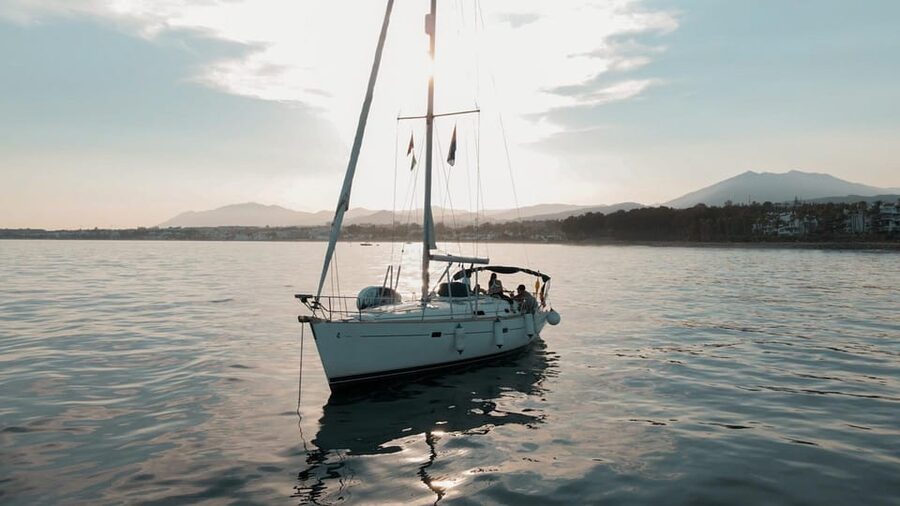 Marbella: Private Sailing Yacht Charter with Skipper - The swimming stop and Mediterranean water