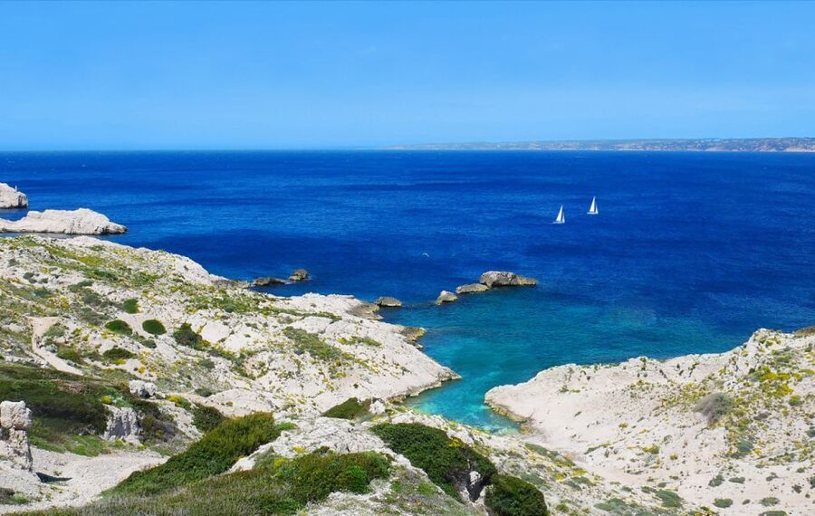 Marseille: Frioul Calanques Sailing Trip - The coastal run toward Frioul