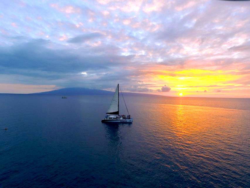 Maui: 2 Hour Sunset Dinner Sail with Open Bar and Appetizers - The two-hour route and what you will see