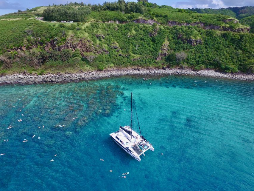 Maui: Snorkeling and Sailing Adventure with Buffet Lunch - Snorkeling at Honolua Bay Marine Reserve