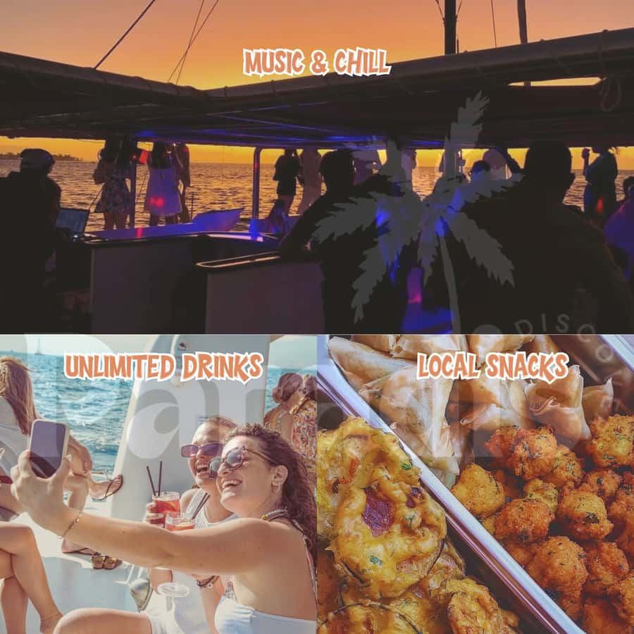 Mauritius: Catamaran Sunset Cruise with Food, Drinks & DJ - Sunset from the deck