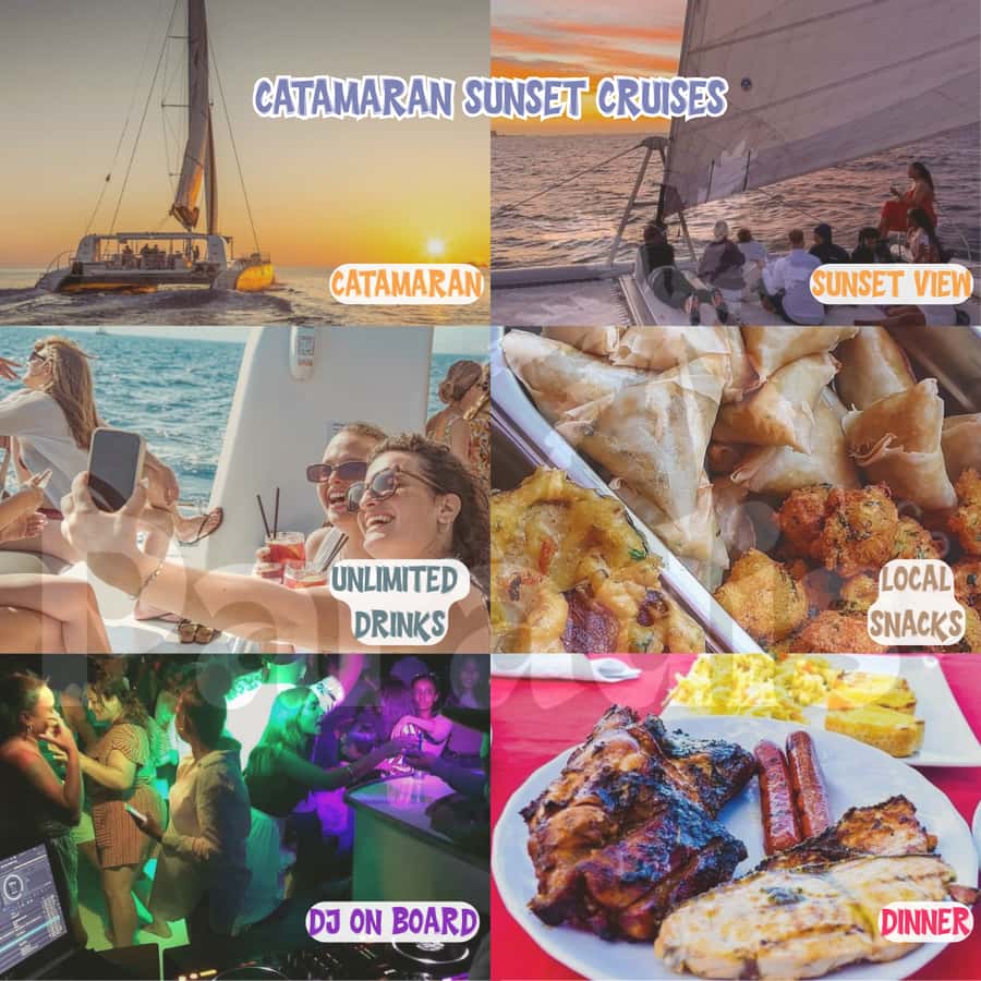 Mauritius: Catamaran Sunset Cruise with Food, Drinks & DJ - The first sail across the lagoon