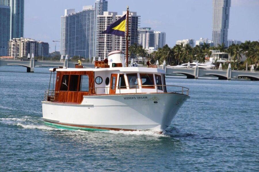 Miami: Miami Skyline Vintage Yacht Cruise, - Key points to know before booking