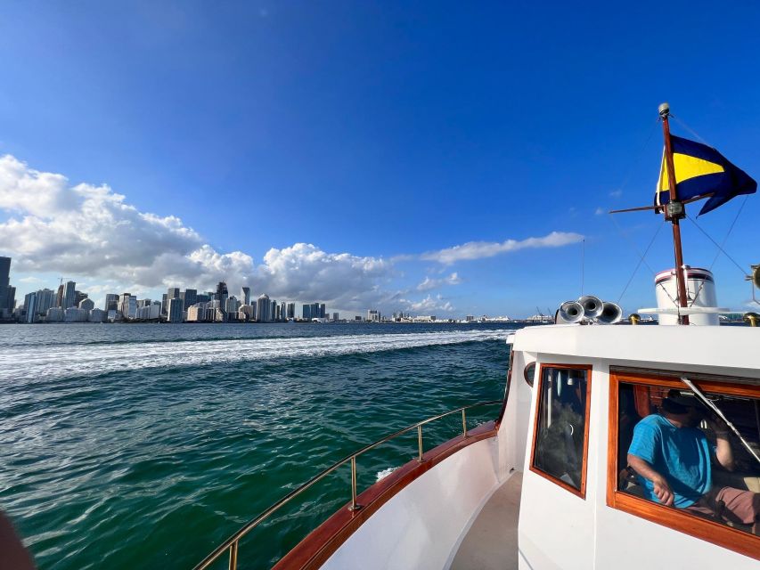 Miami: Miami Skyline Vintage Yacht Cruise, - Why this small yacht tells Miami’s story well