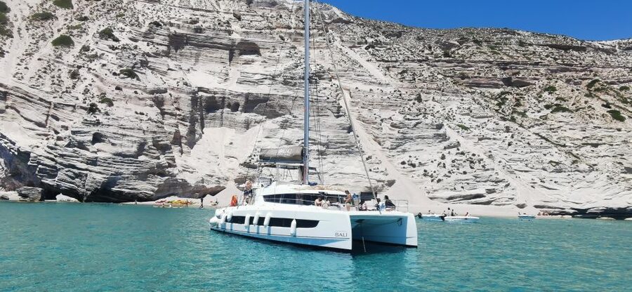 Milos: Full-Day Catamaran Cruise with Food and Open Bar - Food, drinks, and the real value of $281