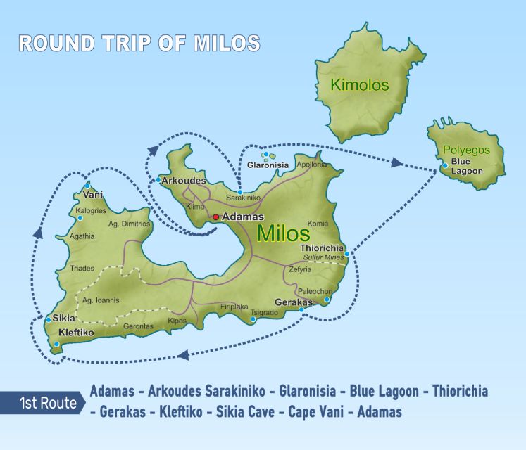 Milos: Full-Day Catamaran Cruise with Food and Open Bar - Morning views from Cape Vani to Kalogries