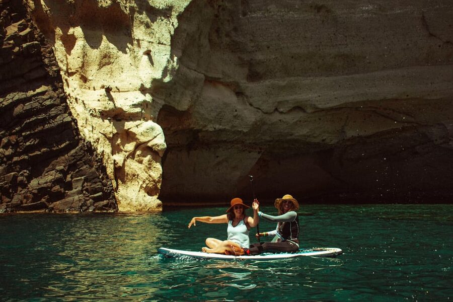 Milos: Full-Day Kleftiko Poliegos Sailboat Tour with Lunch - Lunch at Gerakas Beach