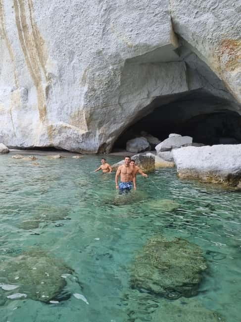 Milos: Half-day Kleftiko, Catamaran Trip | Lunch & OpenBar - Agathia Beach Gives You the First Real Swim