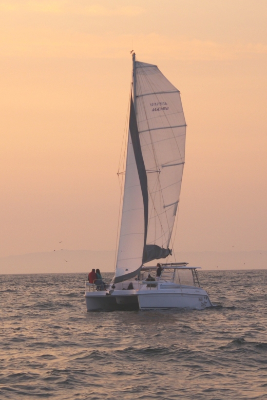 Monterey Bay: Sunset Catamaran Sailing Cruise - Settling Aboard the MMAD Catter