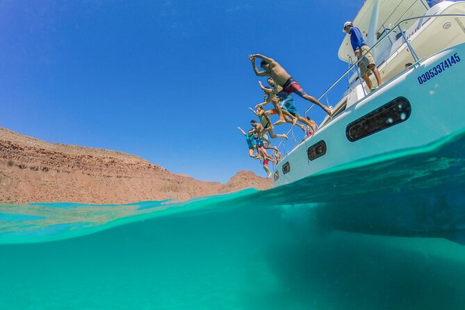 Multimillion Yacht Cabo Cruise Sunset or Snorkel Optional PICKUP! - Daytime snorkeling at Santa Maria Bay