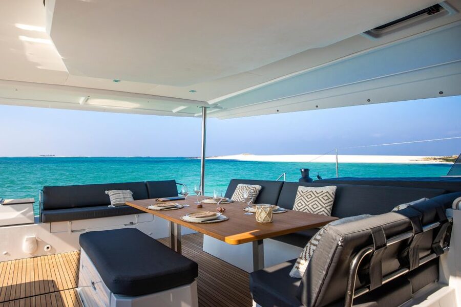 Mykonos: Catamaran Cruise with 3-Course Meal and Transfers - From your hotel to Nostos Mykonos Yachts