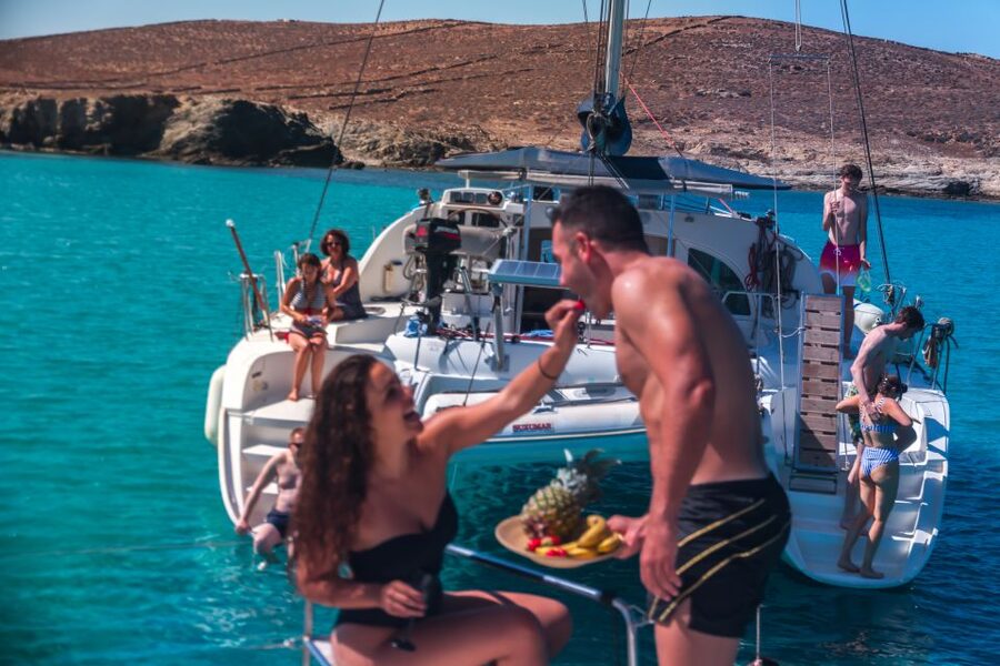 Mykonos: Catamaran Cruise with Lunch, Drinks and Transfer - Practical ways to enjoy the five hours