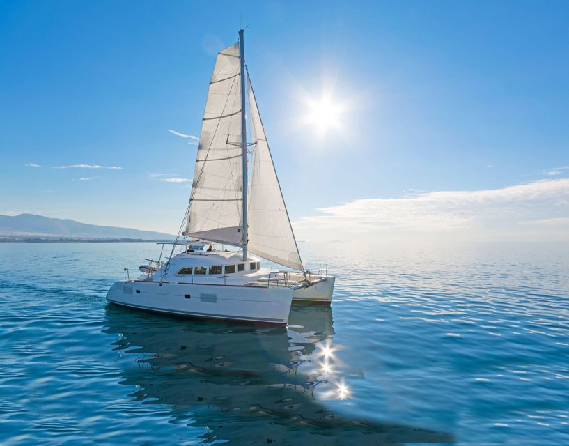 Mykonos: Catamaran Cruise With Meal and Drinks - The real appeal: a swim stop, not just a boat ride
