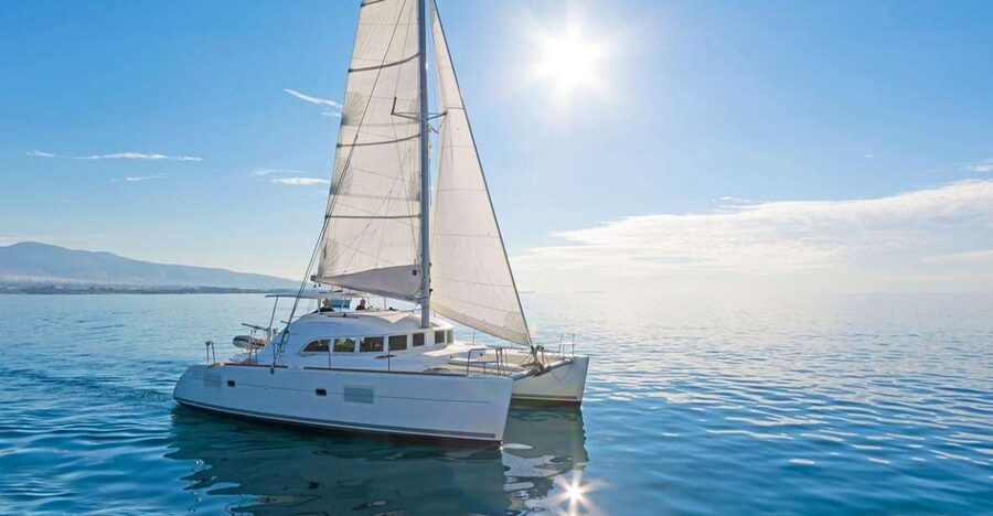 Mykonos: Catamaran Cruise With Meal and Drinks - Leaving Mykonos by minivan and catamaran