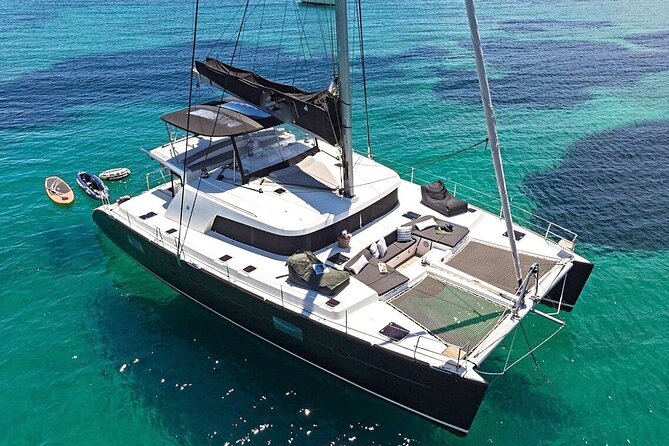 Mykonos Catamaran Premium Day-Sunset Tours 8-flavor Meal & Drinks - Key points at a glance