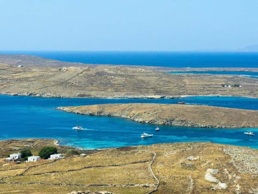 Mykonos Cruise: Prosecco, BBQ, Sailing Demo & Delos Stop - Rhenia brings the swimming time