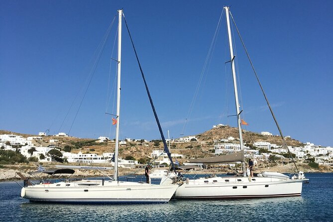 Mykonos Sail Cruise to Rhenia, Guided Tour of Delos, Lunch&Drinks - The day in five useful points