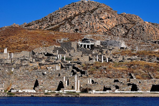 Mykonos Sail Cruise to Rhenia, Guided Tour of Delos, Lunch&Drinks - Rhenia: two hours for swimming and lunch