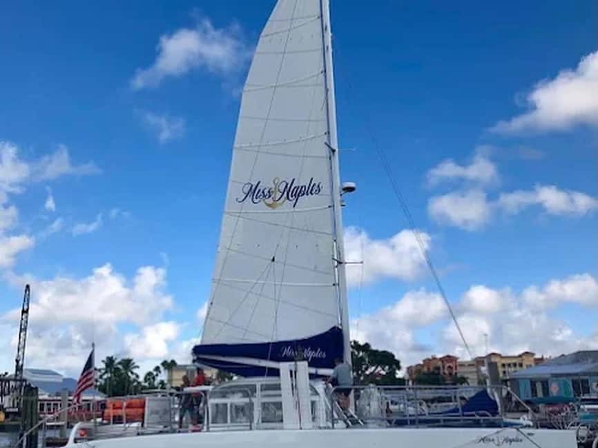 Naples: Catamaran Cruises with Wildlife Views - Setting out on a 48-foot catamaran