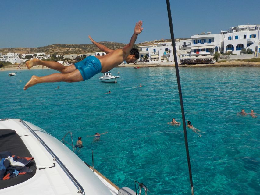 Naxos: Catamaran Cruise with Swim Stops, Food, and Drinks - Booking tips for a smoother day