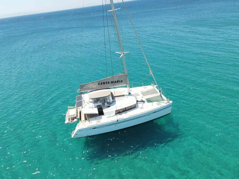 Naxos: Naxos Catamaran Sailing Cruise with Lunch and Drinks - Swim Stops Around Naxos and Paros