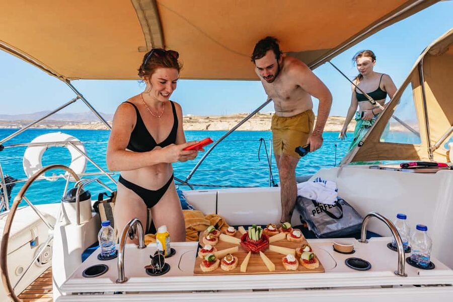 Naxos: Sailing Cruise with Lunch & Drinks - A real sailing day, not just a motorboat ride